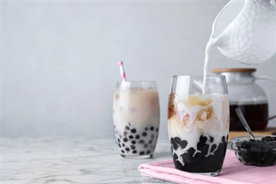 Kuv puas tuaj yeem ua mis tshuaj yej nrog creamer?